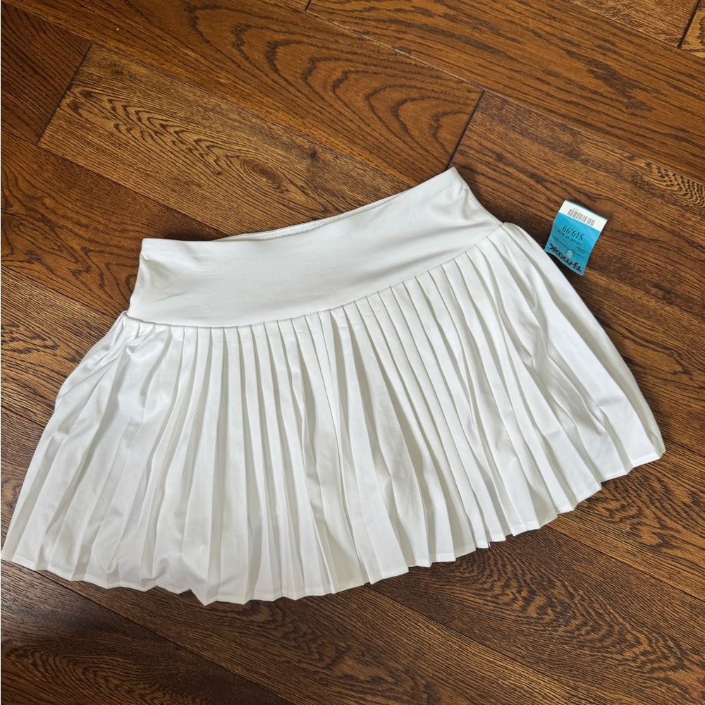 Laura Ashley White Skater Skirt